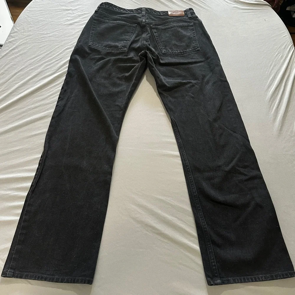 Tommy Hilfiger Jeans Mens 34 Black Good Freedom Fit Red Label Straight Leg 2004